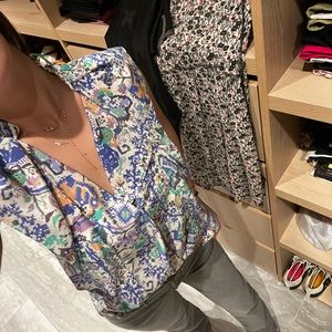 Isabel Marant Rishane Floral Top Size 36